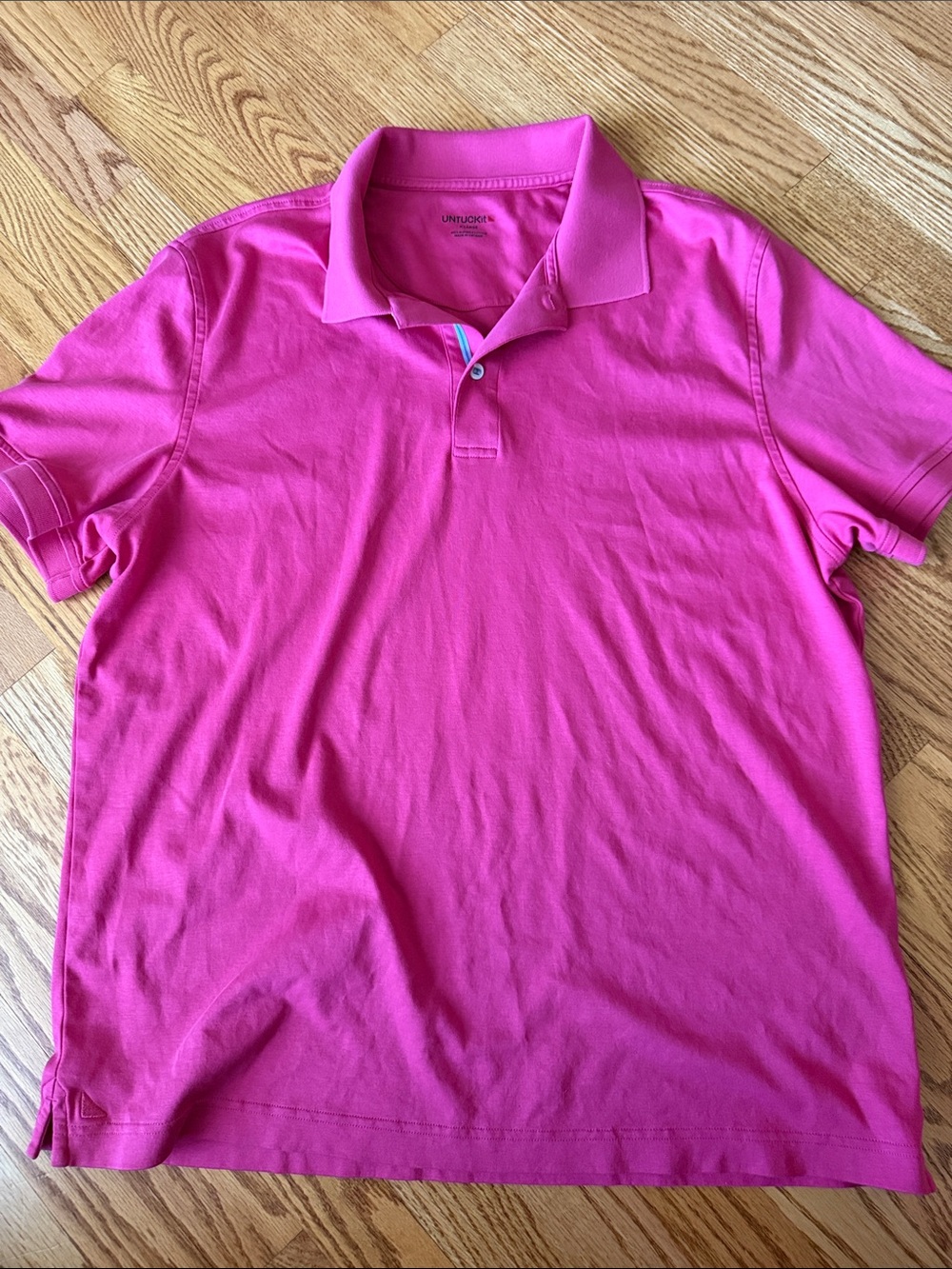 unTUCKit Men's Pale Red Polo Shirt